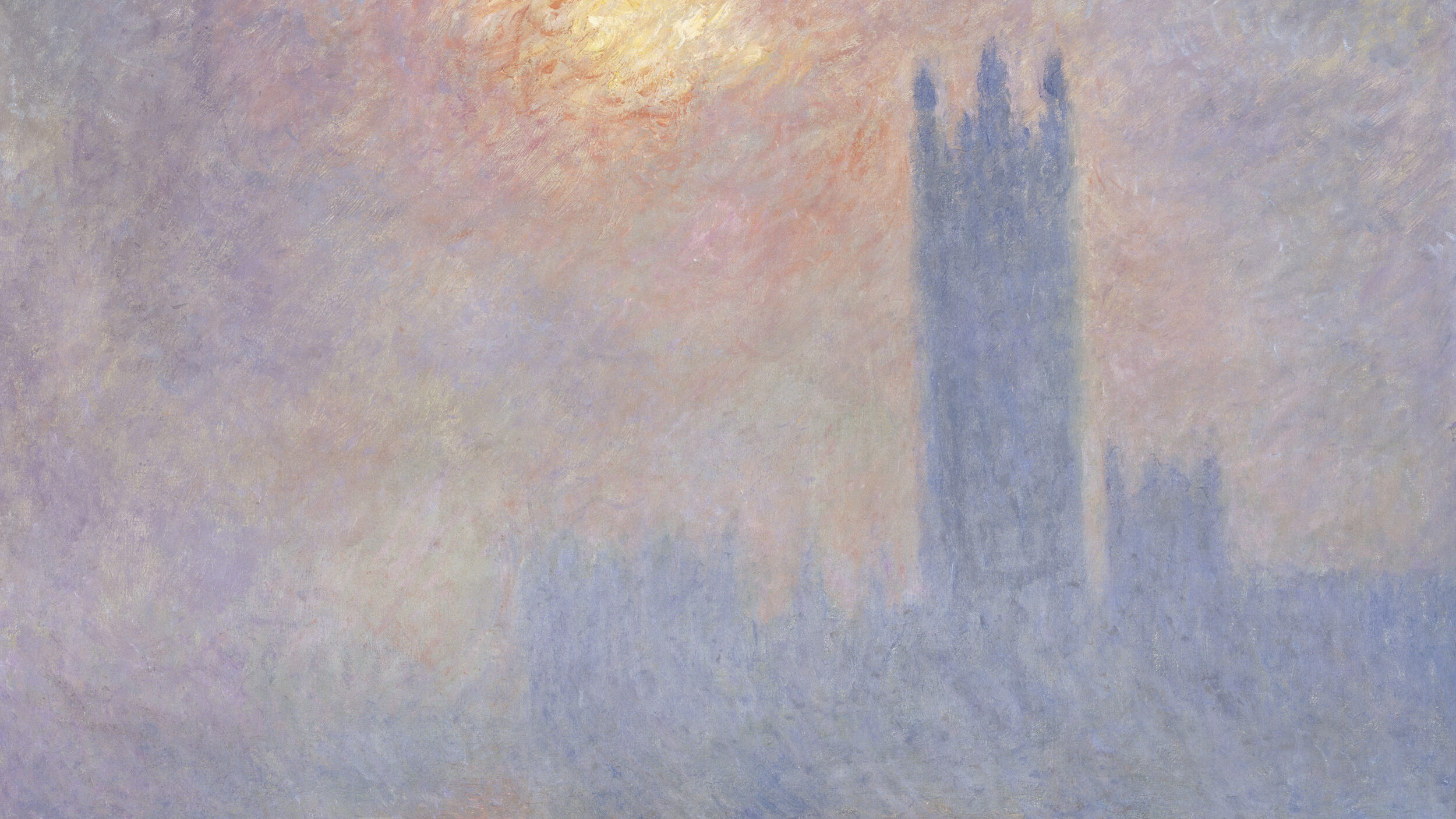 oil painting he Houses of Parliament, Shaft of Sunlight in the Fog