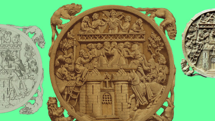 Medieval Multiplied exhibition banner