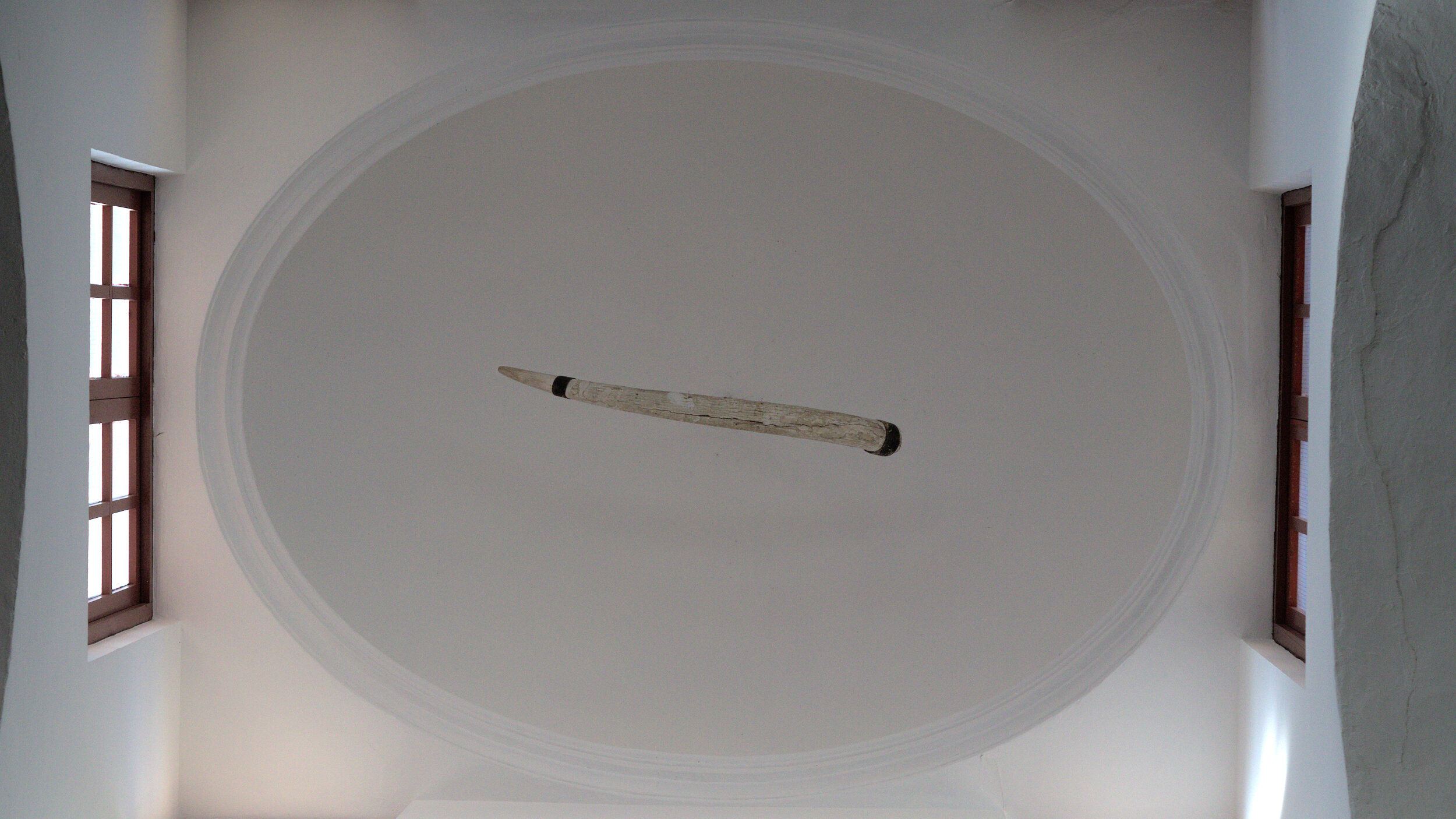 Elephant tusk hanging in a lantern dome, ʿĀmirid extension, Mezquita-Catedral, Córdoba.
