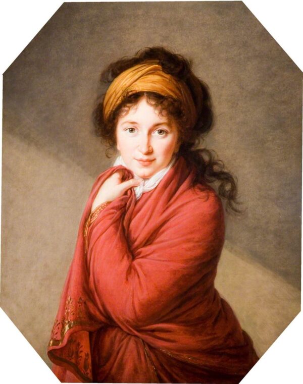Elisabeth Vigée Le Brun (1755-1842) Portrait of Countess Golovine, Around 1800, Oil paint on canvas, 83.5-66.7 cm, The Henry Barber Trust, The Barber Institute of Fine Arts, University of Birmingham.