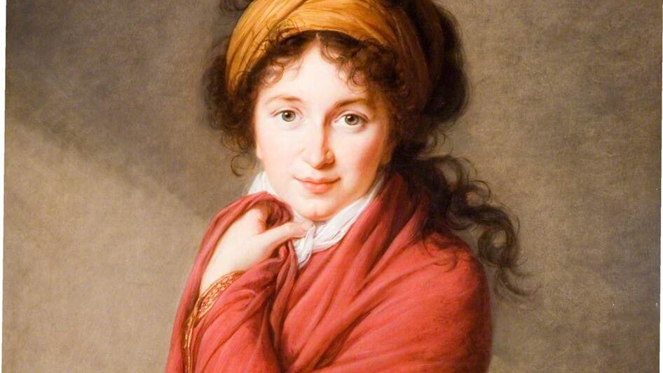 Elisabeth Vigée Le Brun (1755-1842) Portrait of Countess Golovine, Around 1800, Oil paint on canvas, 83.5-66.7 cm, The Henry Barber Trust, The Barber Institute of Fine Arts, University of Birmingham.
