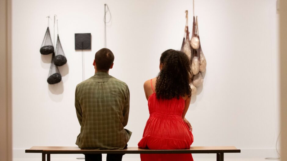 Visitors of Abstract Erotic exhibition