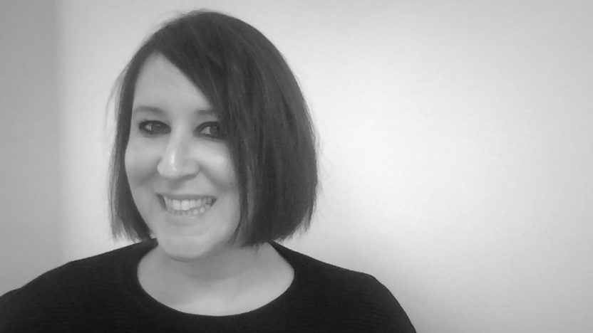 black and white portrait of Professor Jo Applin