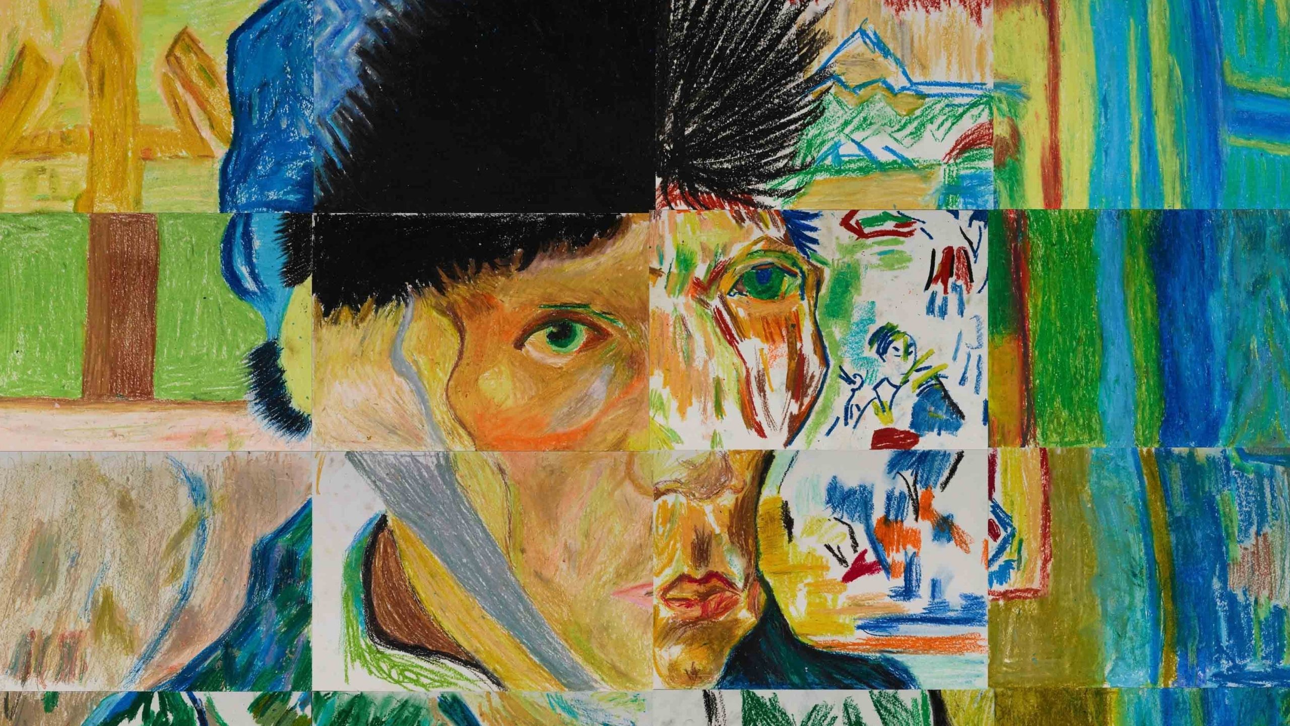 Maria Fidelis, Self Portrait with Everyone, Sense of Self Online Exhibition 2025 | The Courtauld.