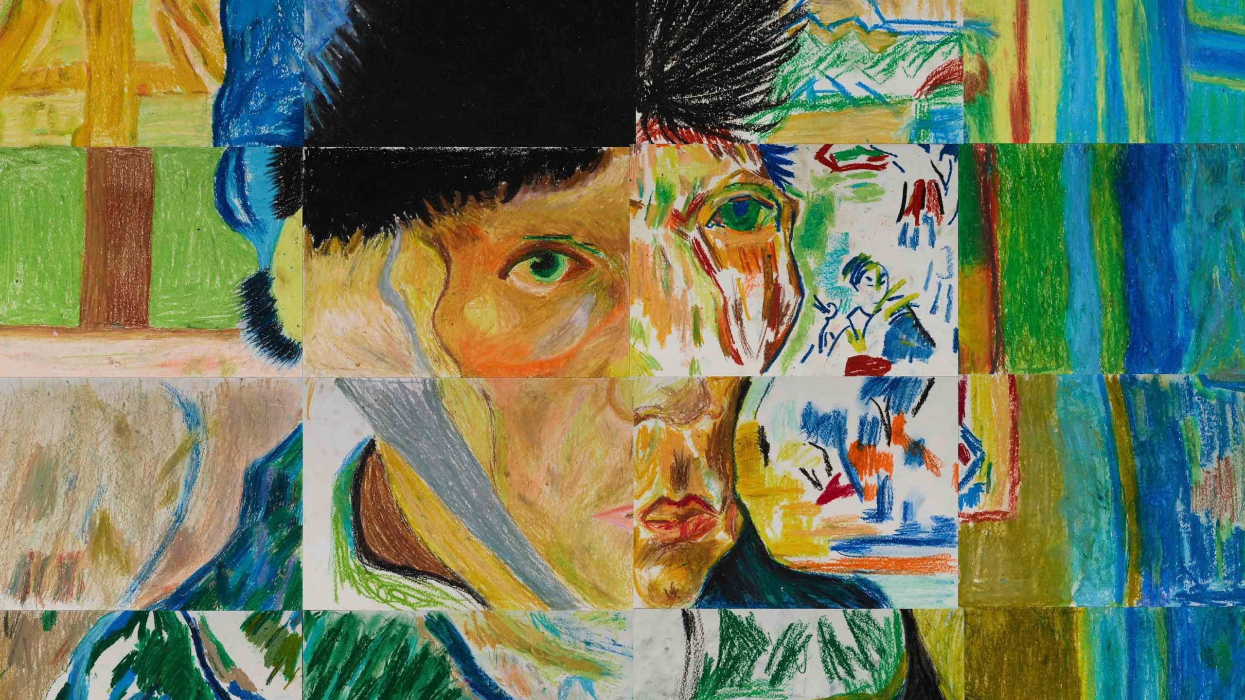 Maria Fidelis, Self Portrait with Everyone, Sense of Self Online Exhibion 2025 | The Courtauld.
