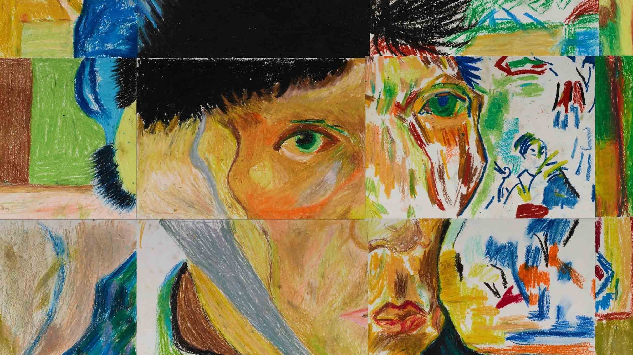 Maria Fidelis, Self Portrait with Everyone, Sense of Self Online Exhibition 2025 | The Courtauld.