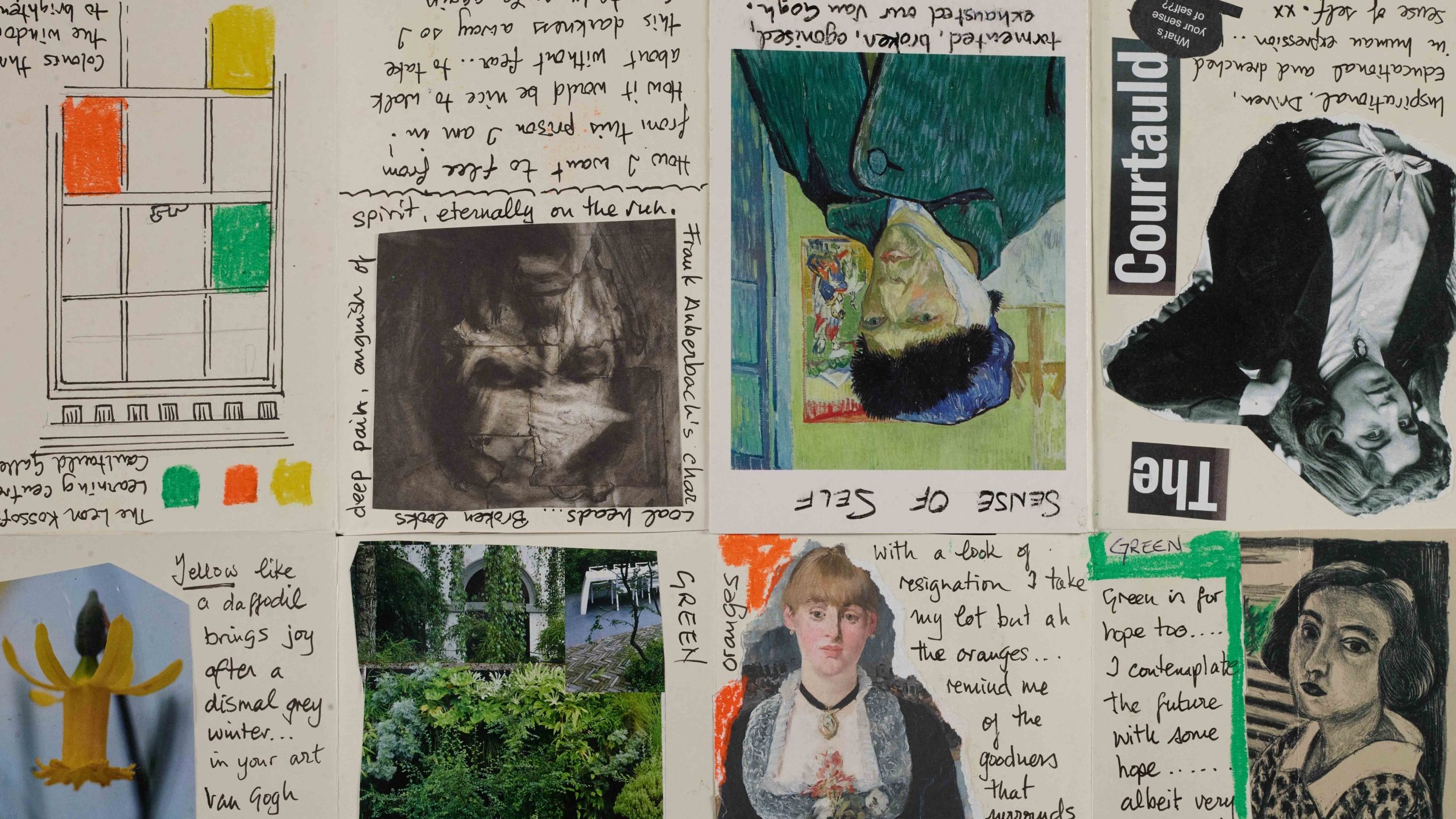 Linda, Van Gogh, Colour, The Courtauld and Me, SMart Network community group, Sense of Self Online Exhibion 2025 | The Courtauld.