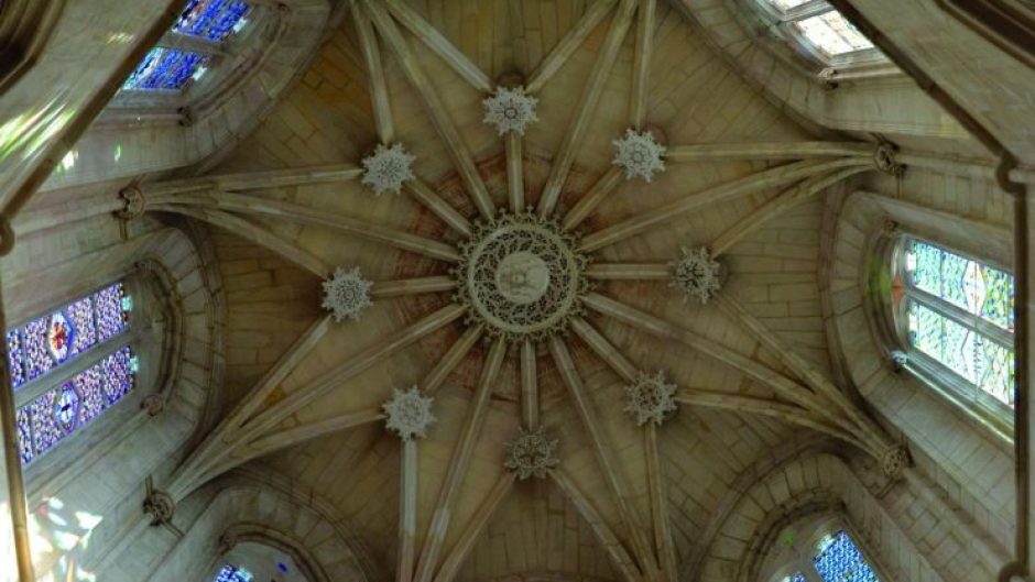 Stellar lantern vault, c. 1387–1438. Founder’s Chapel, monastery of Santa Maria da Vitória, Batalha, Portugal. Photo: © Jessica Barker