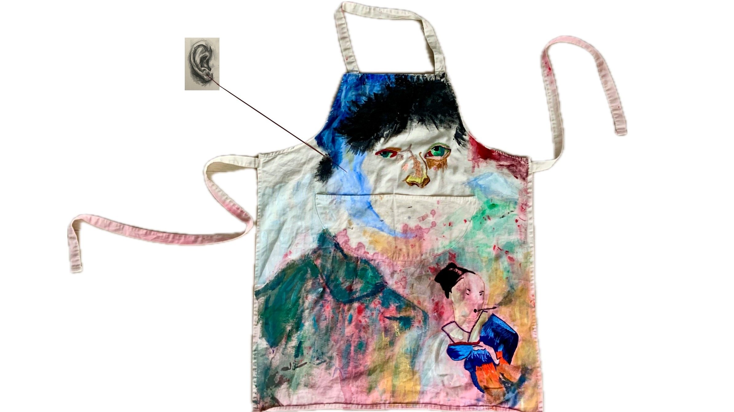 Llanura,, Self-portrait with the ear, Sense of Self Online Exhibion 2025 | The Courtauld.