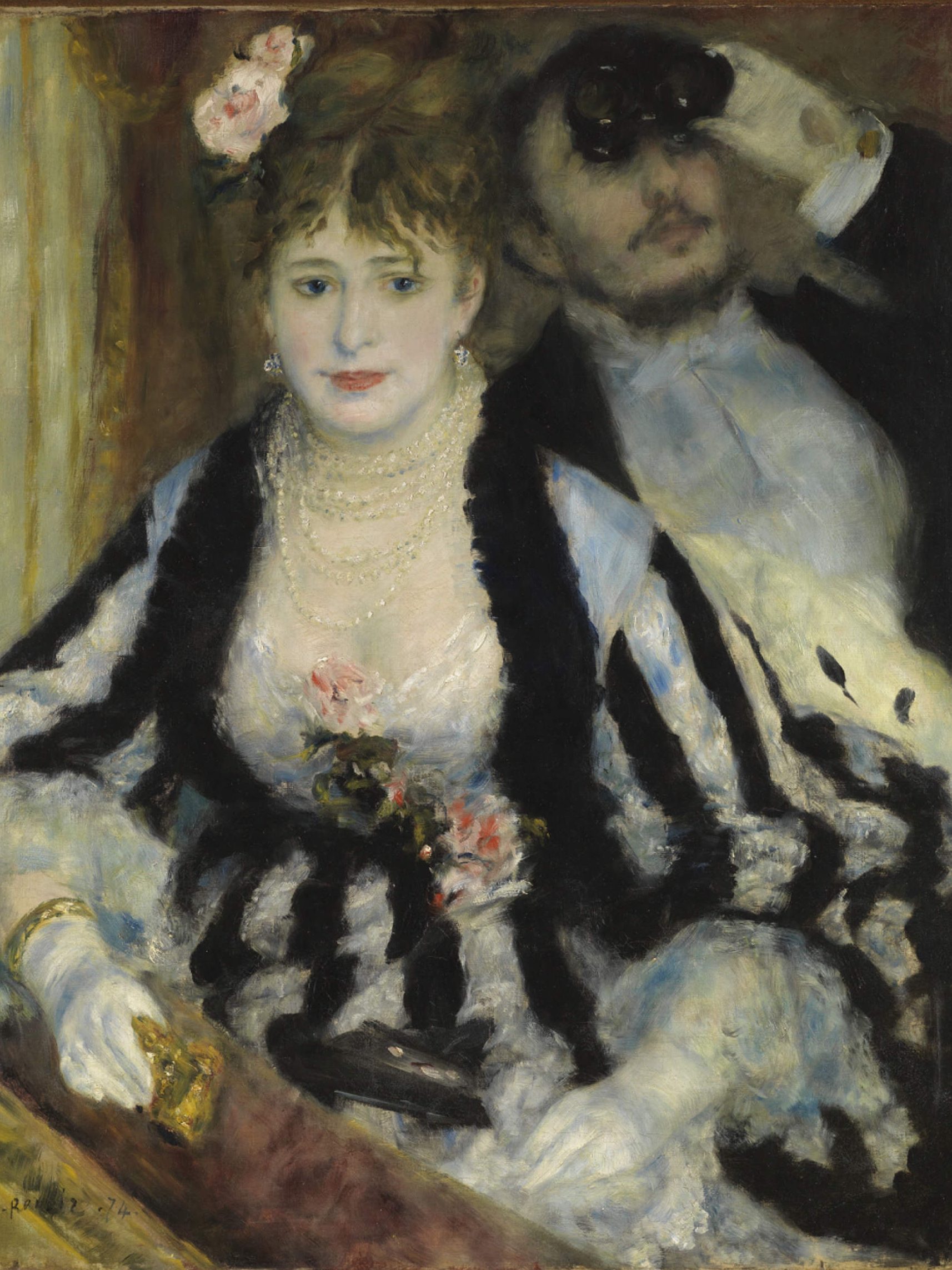 Pierre-Auguste Renoir, (1841- 1919) La Loge, 1874