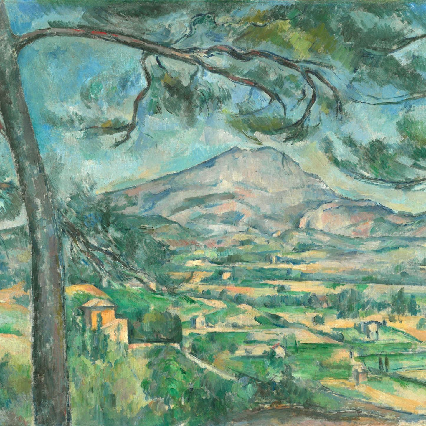 The Montagne Sainte-Victoire with a Large Pine, around 1887