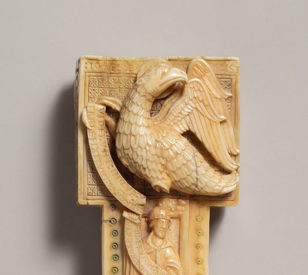 John Plaque, Cloisters Cross, 1150–90, walrus ivory.