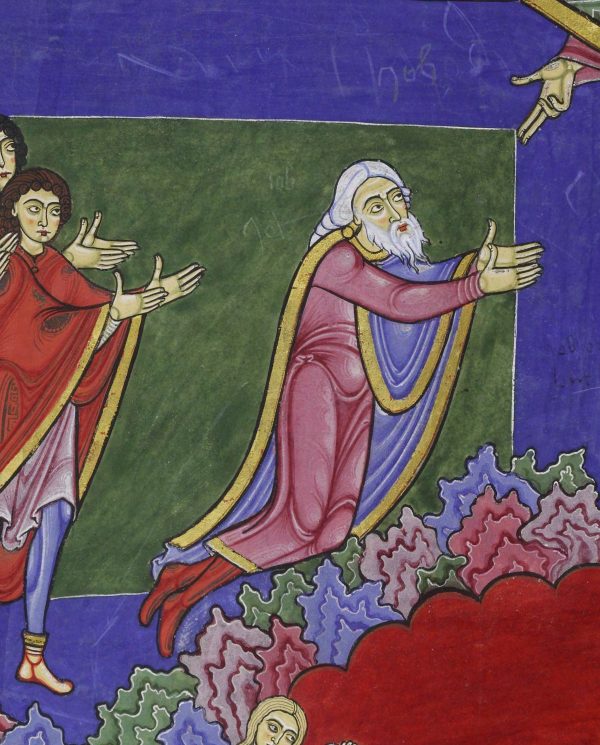 Job, from the Bury Bible, ca. 1125–36.