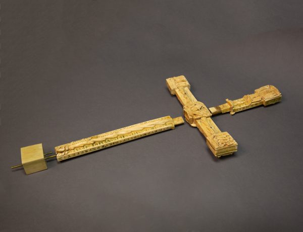 Cloisters Cross when taken apart, dated here ca. 1188, walrus ivory. The Cloisters Collection, The Metropolitan Museum of Art, New York, Acc. No. 63.12. Open access
