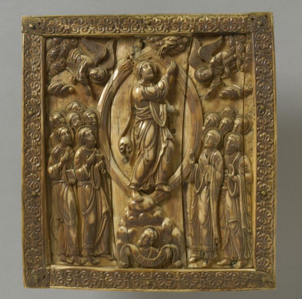 Ascension of Christ, walrus-ivory plaque, Cologne, second-half of the 12th century.