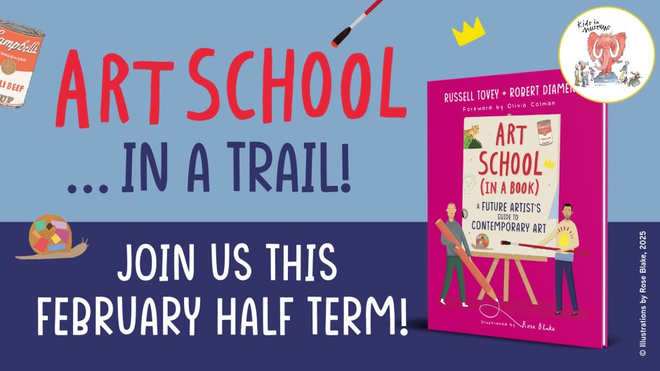 Artschool in a trail logo