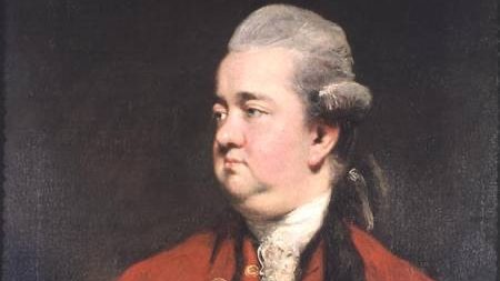 Portait painting of Edward Gibbon