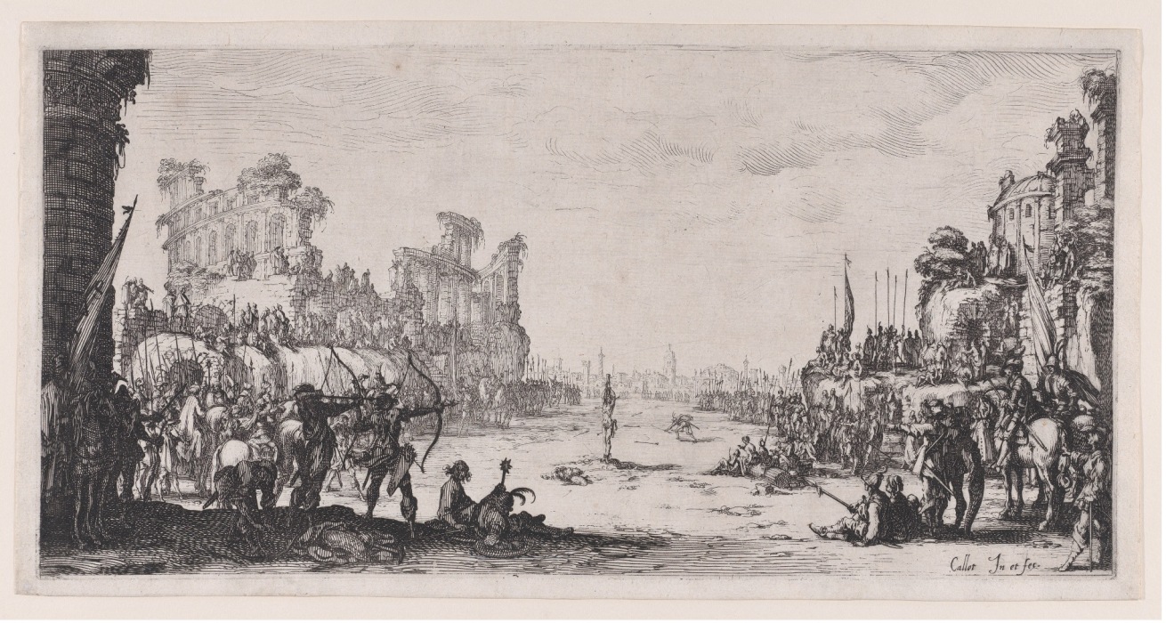 Etching of The Martyrdom of St Sebastian