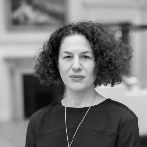 black and white portrait picture of Alexandra Gerstein