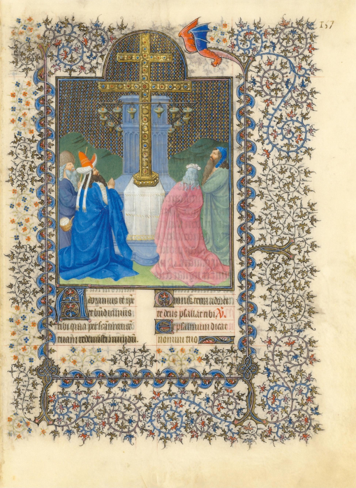 The Exaltation of the Cross illuminated manuscript.