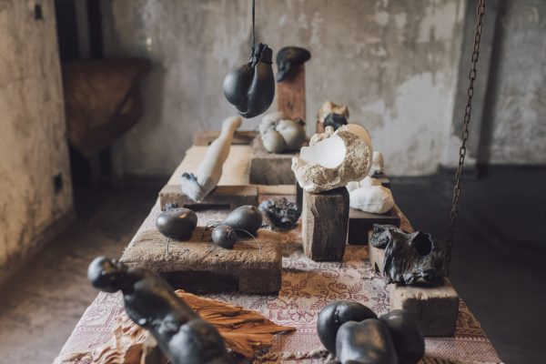 mixed media installation