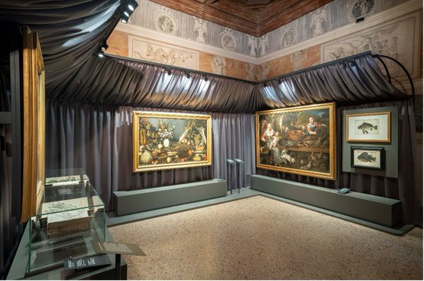 Paintings on display as part of the exhibition 'Inventing nature'