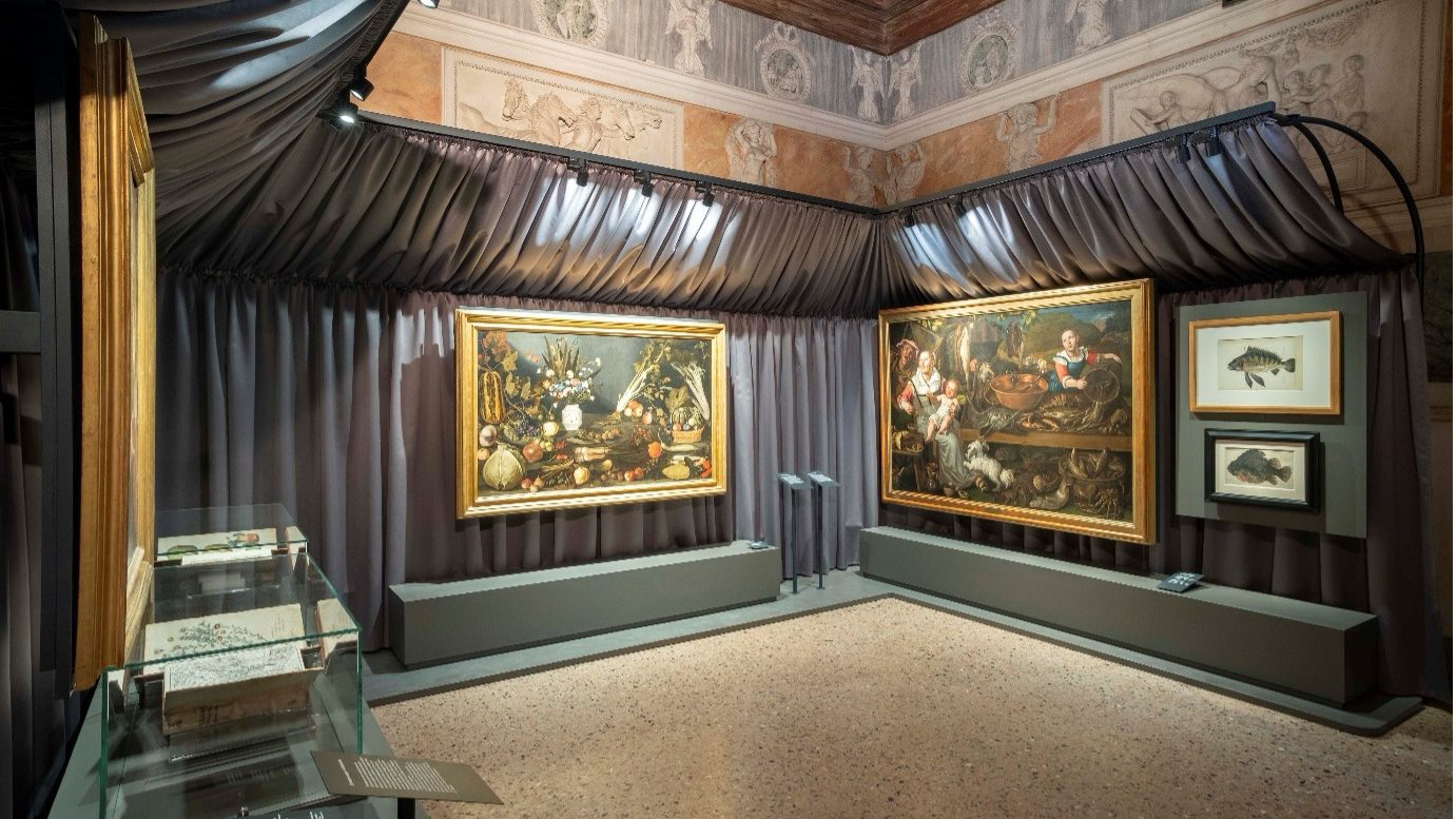 Paintings on display as part of the exhibition 'Inventing nature'